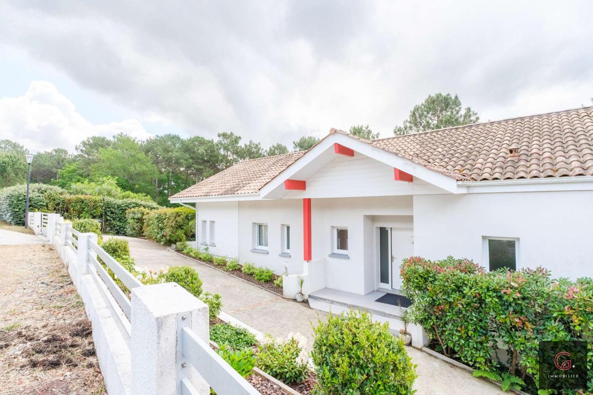 Villa Avec Piscine Pour 9 Personnes Au Golf De Biscarrosse Buitenkant foto